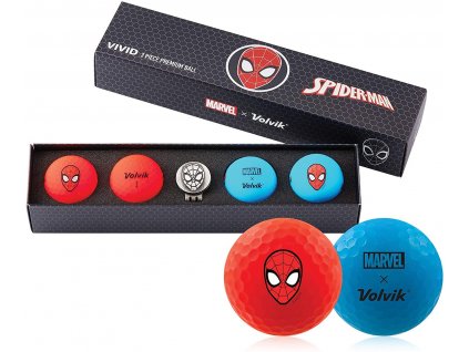 VOLVIK MARVEL dárkové balení míčků Spider Man