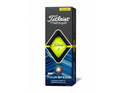 TITLEIST Tour Speed golfové míčky žluté - 12 ks