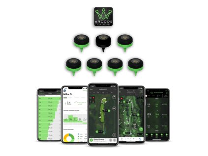 Chytré senzory Cobra Connect Arccos Caddie 8ks