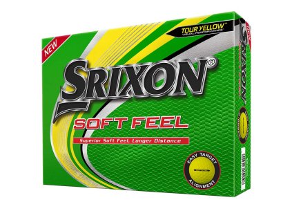 SRIXON Soft FeeL 12 golfové míčky žluté 20 (12 ks)