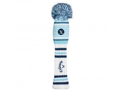CALLAWAY Pom Pom headcover na hybrid bílo-modrý