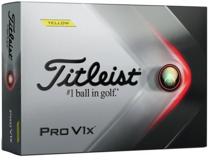 TITLEIST Pro V1x 2021 golfové míčky žluté (12 ks)