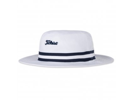 TITLEIST Cotton Stripe klobouk bílý