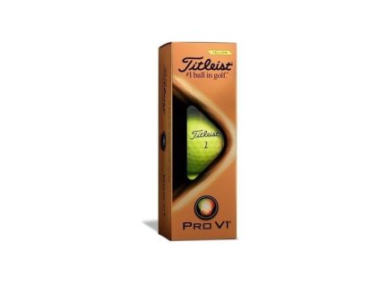 TITLEIST Pro V1 2021 golfové míčky žluté - (12 ks)
