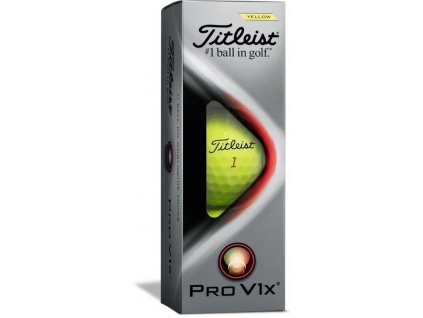 TITLEIST Pro V1x 2021 golfové míčky žluté (12 ks)