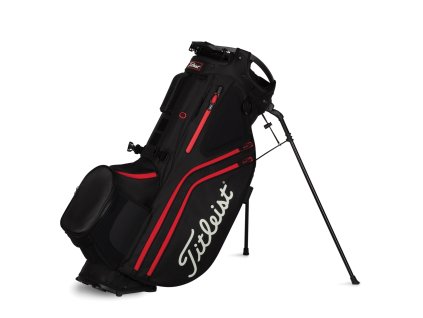 TITLEIST Hybrid 14 Stand bag černo-červený