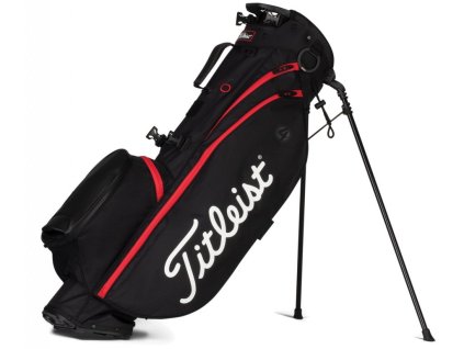 TITLEIST Players 4 stand bag černo-červený