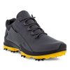 ECCO Biom G3 pánské golfové boty šedo-žluté
