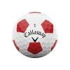 CALLAWAY Chrome Soft Truvis míčky bílo-červené (12 ks)