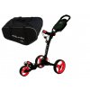 AXGLO TriLite golfový vozík černo-červený