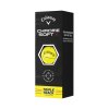 CALLAWAY Chrome Soft X Triple Track golfové míčky - žluté (12 ks)