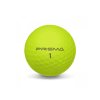 MASTERS Prisma Fluoro Matt golfové míčky - limetkové (12ks)