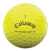 CALLAWAY Chrome Soft Triple Track golfové míčky - žluté (3 ks)