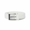 CALLAWAY Solid Braided pánský pásek bílý
