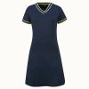 CALLAWAY V-Neck Colorblock dámské šaty modré