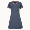 CALLAWAY V-Neck Colorblock dámské šaty světle modré