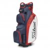 TITLEIST 14 Sta Dry cart bag červeno-modro-bílý