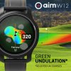 GOLF BUDDY aim W12  Smart GPS hodinky Black