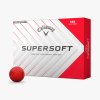 CALLAWAY Supersoft Matte 25 golfové míčky - červené (12 ks)