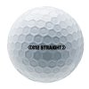 BRIDGESTONE e12 25 Straight golfové míčky - bílé (12 ks)