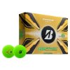 BRIDGESTONE e12 25 Straight golfové míčky zelené - (12 ks)