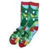 Golfové ponožky červeno-zelené