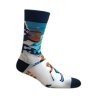 Sportovní ponožky modro-bílé