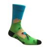 Golfové ponožky modro-zelené