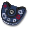 ODYSSEY Swirl headcover na putter modrý