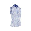 CALLAWAY Active Geo Sleeveless dámské tričko bílo-modré