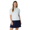 CALLAWAY Rib Play Short Sleeve Mock dámské tričko zelené