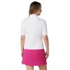 CALLAWAY Rib Play Short Sleeve Mock dámské tričko bílé