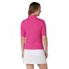 CALLAWAY Rib Play Short Sleeve Mock dámské tričko růžové