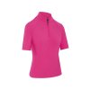 CALLAWAY Rib Play Short Sleeve Mock dámské tričko růžové