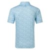FOOTJOY Meadow Print Lisle pánské tričko modro-bílé