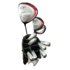 TopFlite pánský golfový set na levou stranu + vozík