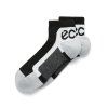 Ecco Sock Tech Sporty Ankle Cut ponožky černo-bílé