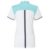 CALLAWAY dámské tričko Sleeveless Blocked bílo-tyrkysové