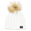 CALLAWAY Pom Pom Beanie dámská zimní čepice bílá