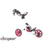 CLICGEAR 3.5+ golfový vozík bílo-růžový + Golfová pravidla 2019