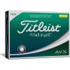 Titleist AVX golfové míčky žluté 36ks + 12 ks zdarma + Potisk ZDARMA