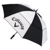 CALLAWAY deštník Clean 60" Double Canopy černo-bílý