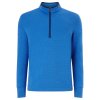 CALLAWAY mikina 1/4 Zip Waffle Fleece modrá (Velikost oblečení L)