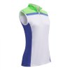 CALLAWAY dámské tričko 3 Colour Block bílo-zelené zepředu