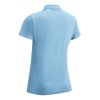 CALLAWAY dámské tričko 1/4 Zip Short Sleeve Heathered modré zezadu