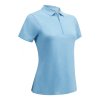 CALLAWAY dámské tričko 1/4 Zip Short Sleeve Heathered modré zepředu