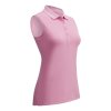 CALLAWAY dámské tričko Sleeveless Micro Hex růžové zepředu