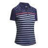 CALLAWAY dámské tričko Confetti Print modré zepředu