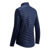 CALLAWAY Mixed Media Puffer dámská golfová bunda modrá zezadu