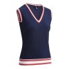 CALLAWAY dámská vesta Knit modrá zepředu